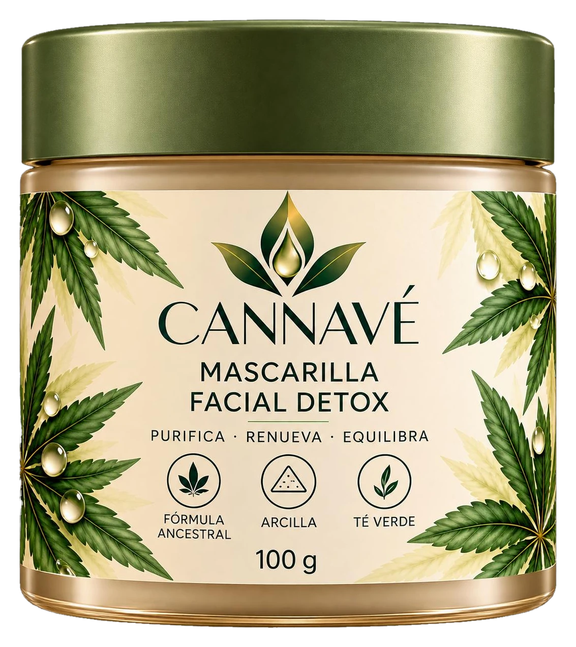 Mascarilla facial detox Cannavé